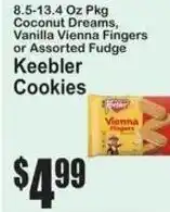 SuperFresh Keebler Vanilla Vienna Fingers or Assorted Fudge Cookies offer