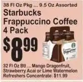 SuperFresh Starbucks Frappuccino Coffee offer
