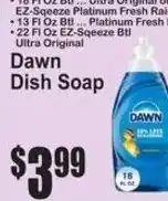 SuperFresh Dawn Dish Soap offer