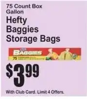 SuperFresh Hefty Baggies Storage Bags offer
