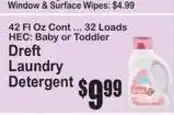 SuperFresh Drift laundry detergent offer