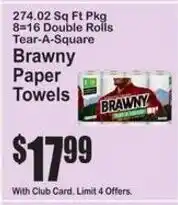 SuperFresh Brawny paper towels offer