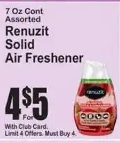 SuperFresh Renuzit solid air freshener offer
