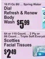 SuperFresh Dial refresh & renew body wash offer