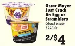 Superlo Foods Oscar Mayer Just Crack An Egg or Scramblers offer