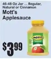 SuperFresh Mott's Applesauce offer