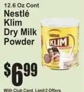SuperFresh Nestle Klim Dry Milk Powder offer