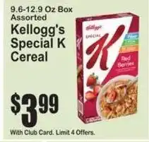 SuperFresh Kellogg's Special K Cereal offer