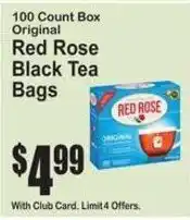 SuperFresh Red Rose Black Tea Bags offer