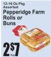 SuperFresh Pepperidge Farm Rolls or Buns offer