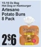 SuperFresh Artesano Potato Buns offer