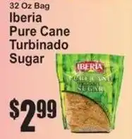 SuperFresh Iberia pure cane turbinado sugar offer