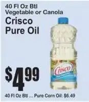 SuperFresh Crisco Pure Oil offer