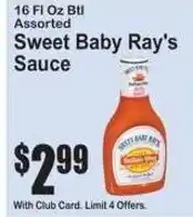 SuperFresh Sweet Baby Ray's Sauce offer