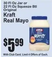 SuperFresh Kraft real mayo offer