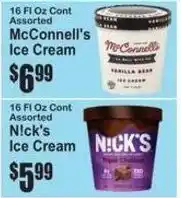 SuperFresh Mcconnell's ice cream offer
