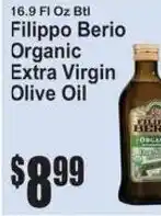 SuperFresh Filippo Berio Organic Extra Virgin Olive Oil offer