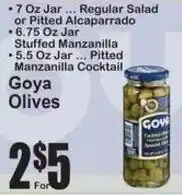 SuperFresh Goya Olives offer