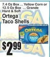 SuperFresh Ortega taco shells offer