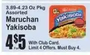 SuperFresh Maruchan Yakisoba offer