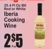 SuperFresh Iberia cooking wine offer