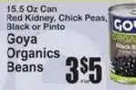SuperFresh Goya Organics Beans offer