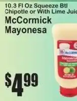 SuperFresh McCormick Mayonesa offer