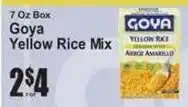 SuperFresh Goya yellow rice mix offer