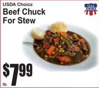 SuperFresh Usda Choice Beef Chuck For Stew offer