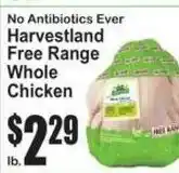 SuperFresh Harvestland free range whole chicken offer