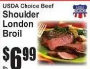 SuperFresh Usda choice beef shoulder london broil offer