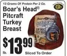 SuperFresh Boar's Head Pitcraft Turkey Breast offer
