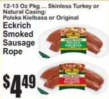 SuperFresh Eckrich Smoked Sausage Rope offer
