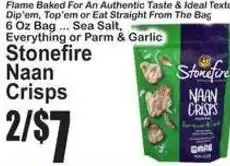 SuperFresh Stonefire Naan Crisps offer