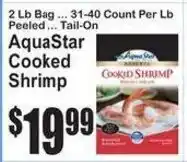SuperFresh AquaStar cooked shrimp offer