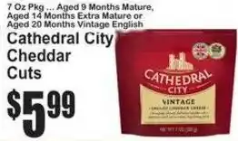 SuperFresh Cathedral City cheddar cuts offer