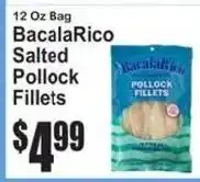 SuperFresh Bacalarico salted pollock fillets offer