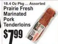 SuperFresh Prairie Fresh Marinated Pork Tenderloins offer