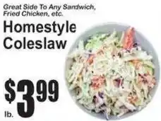 SuperFresh Homestyle Coleslaw offer