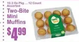 SuperFresh Two-Bite Mini Muffins offer