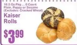 SuperFresh Kaiser Rolls offer
