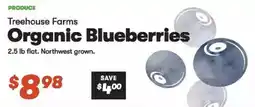 Town & Country Treehouse Farms organic blueberries offer