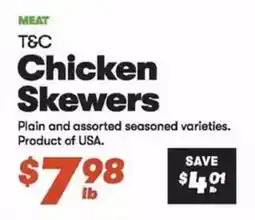 Town & Country T&C Chicken Skewers offer