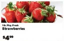 Crosby's Marketplace Fresh Strawberries offer