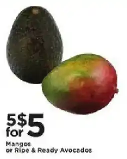 Cub Foods Mangos or Ripe & Ready Avocados offer