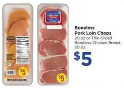 Food 4 Less Boneless Pork Loin Chops offer