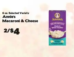 Crosby's Marketplace Annie's Macaroni & Cheese offer