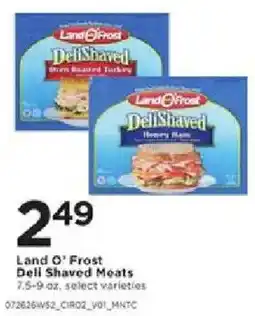 Cub Foods Land O' Frost Deli Shaved Meats offer