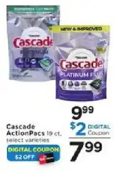 Cub Foods Cascade ActionPacs offer