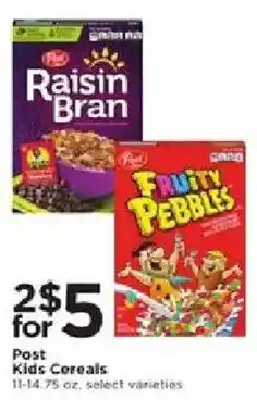 Cub Foods Post Kids Cereals offer
